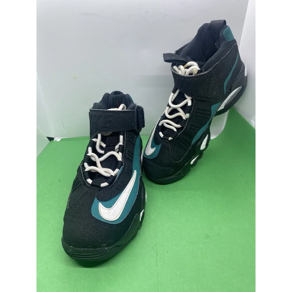 Nike Air Griffey Max 1 Freshwater Kids 6 Black Green 437353-034